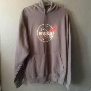 NWT NASA Rhinestone Hoodie Black Hoodie Size: L oversized